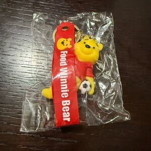 Winnie Bear Red and Yellow Keychain